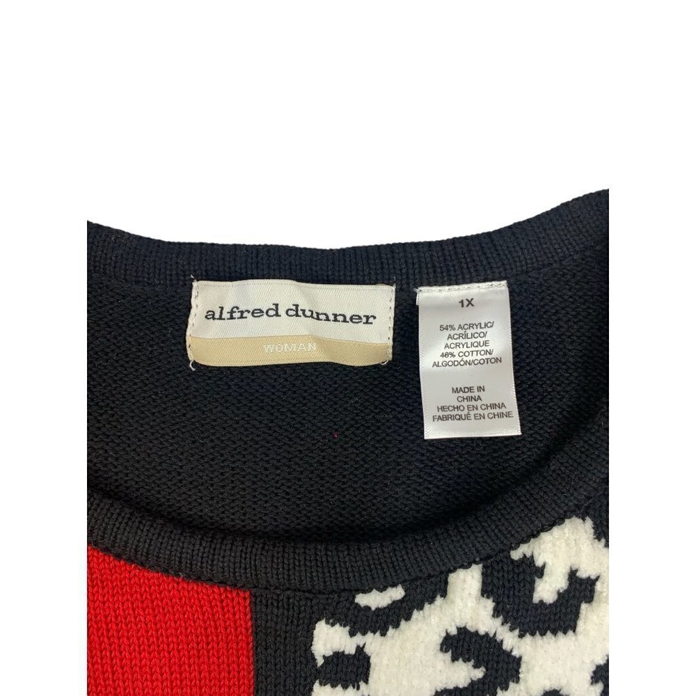 Alfred Dunner Women's Manhattan Skyline Sweater - Picture 4 of 7
